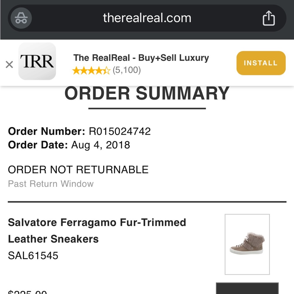 Salvatore Ferragamo Fur-Trimmed Leather Sneakers - Picture 11 of 13